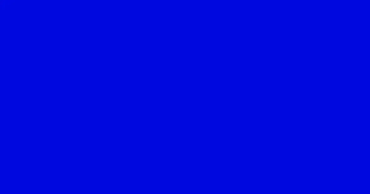 #0008df dark blue color image