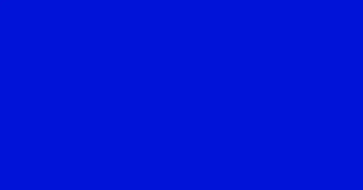 #0013d7 dark blue color image