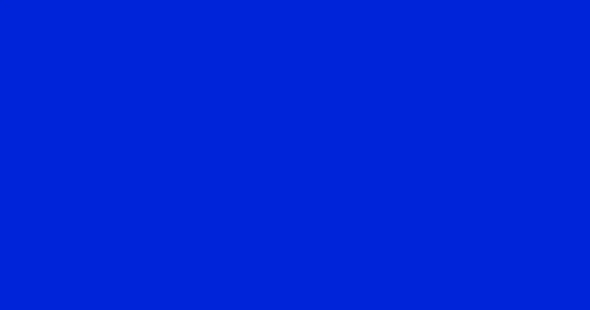#0024d8 dark blue color image