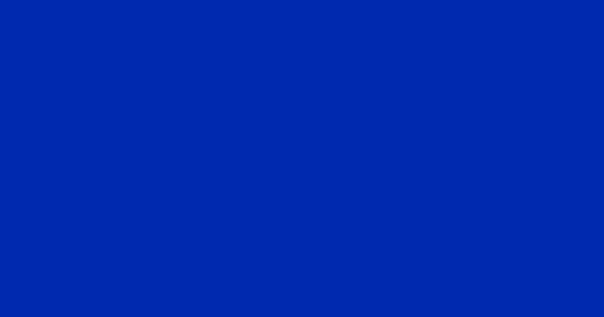 #0029ad international klein blue color image