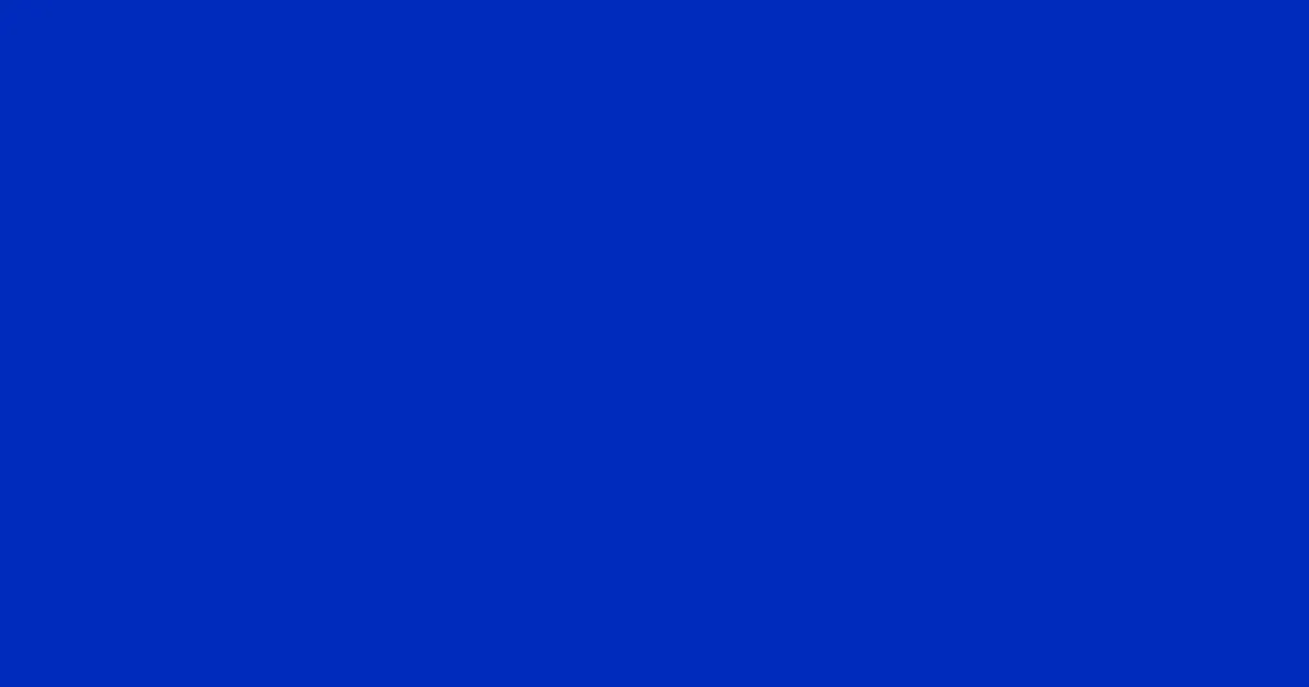 #002abb international klein blue color image