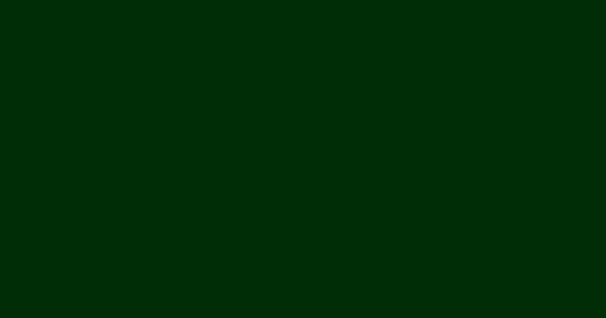 #002d04 deep fir color image