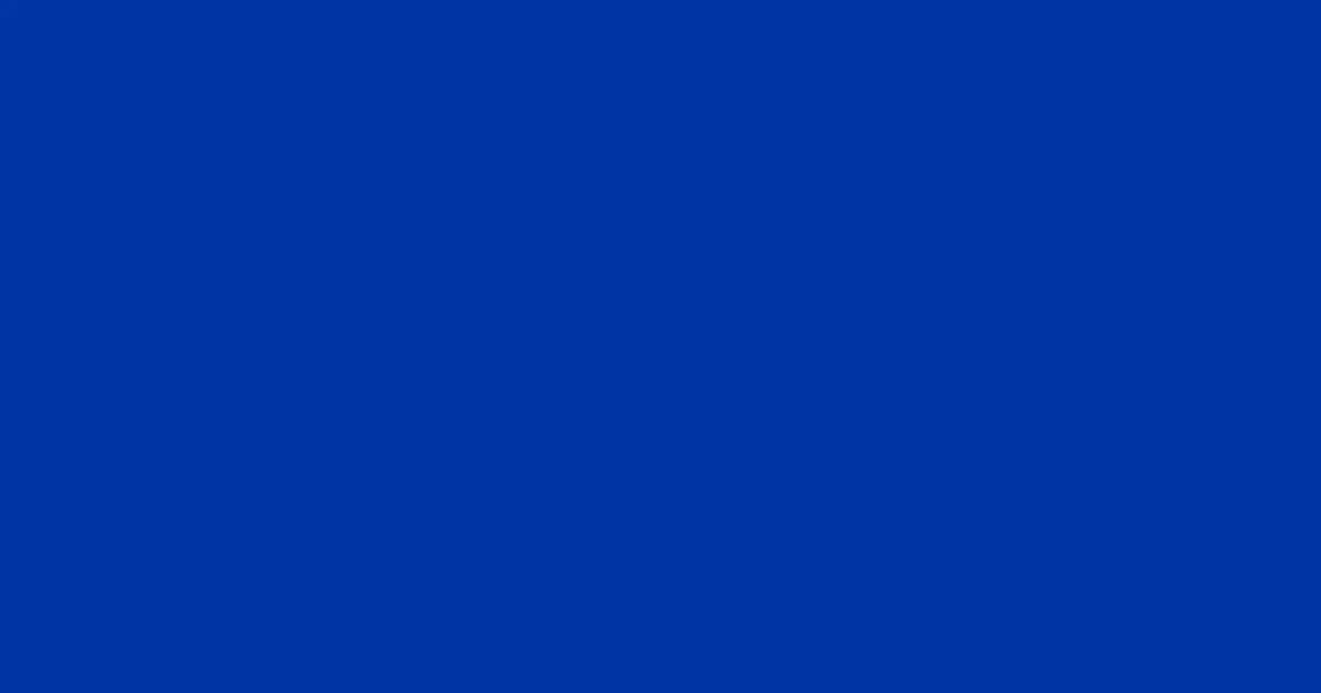 #0034a3 international klein blue color image