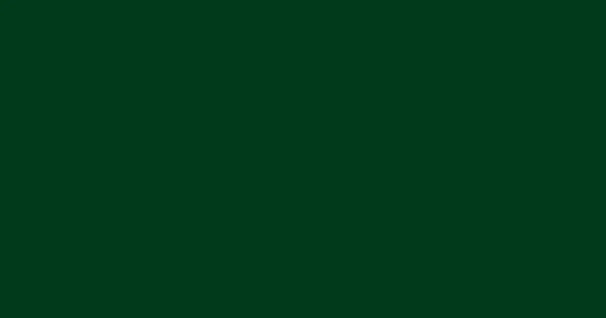 #003a1b county green color image