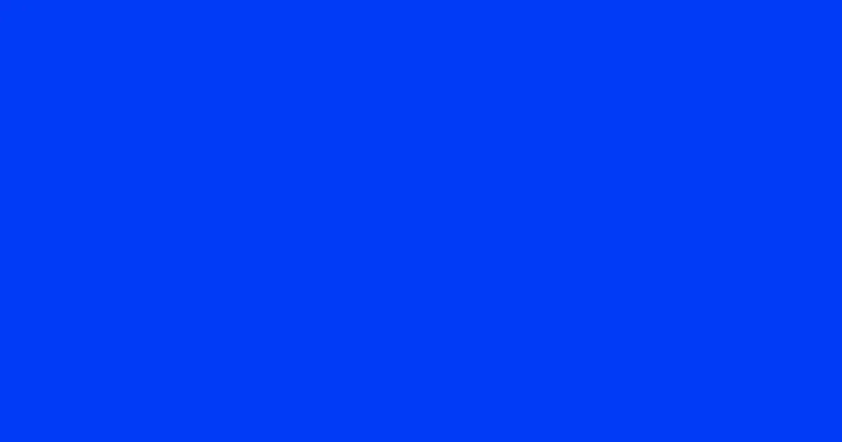 #003bf6 blue ribbon color image