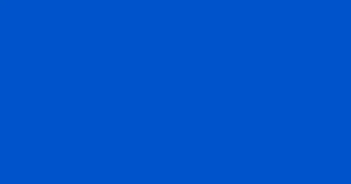 #0053cc science blue color image