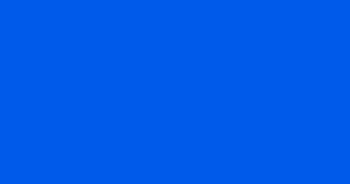 #0059ea blue ribbon color image