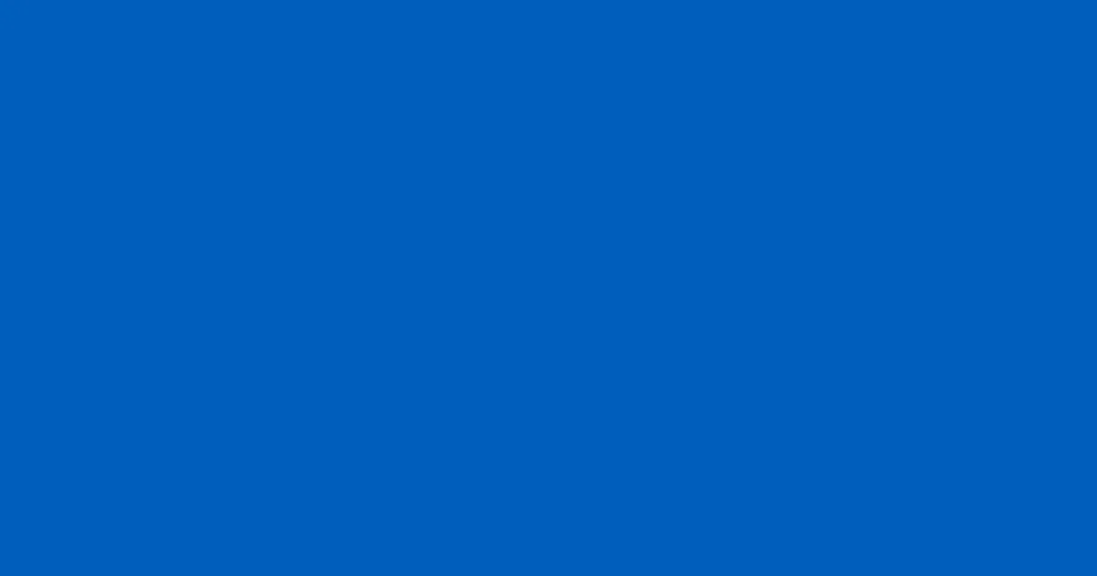#005fbc science blue color image