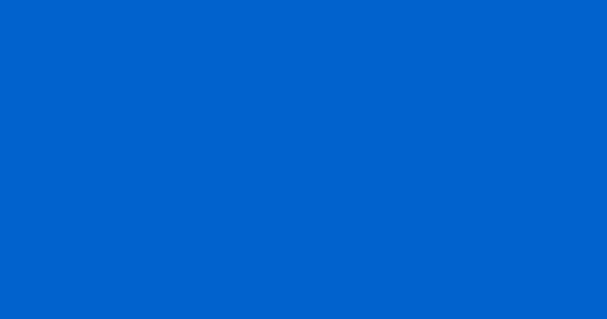 #0061cd science blue color image