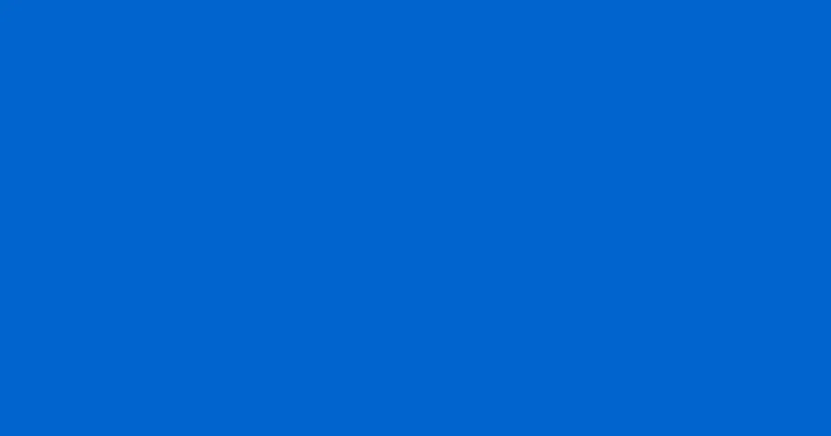 #0064cd science blue color image