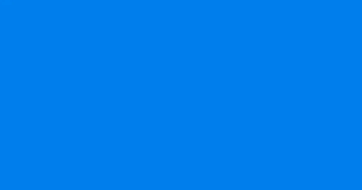 #007fed azure radiance color image