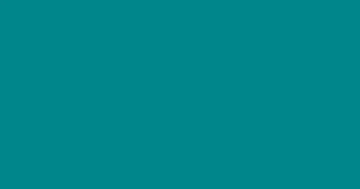 #00858a teal color image