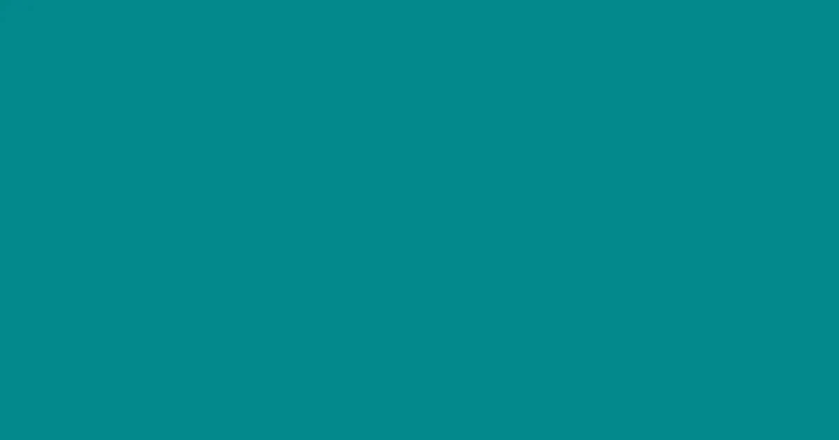 #00878a teal color image