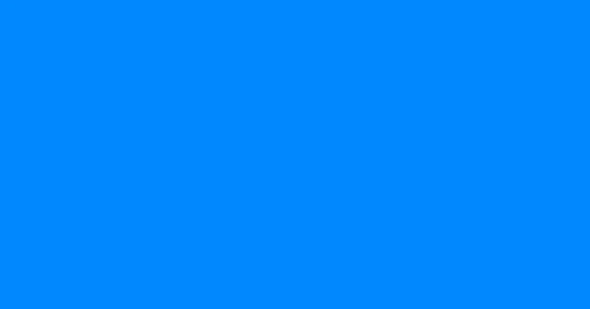 #0087fe azure radiance color image