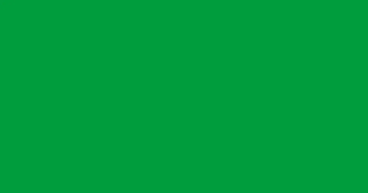 #009c3d green haze color image