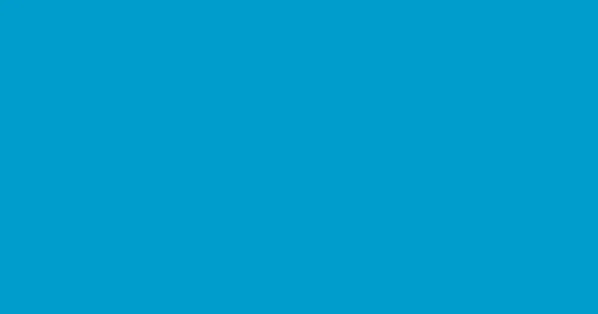 #009dcd pacific blue color image