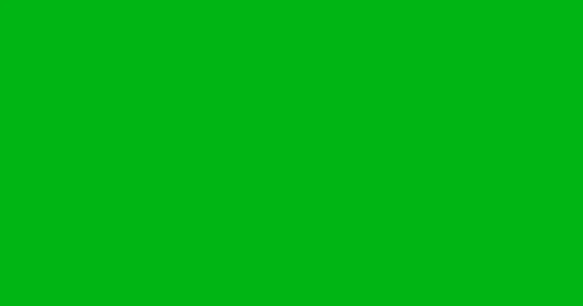 #00b412 malachite color image