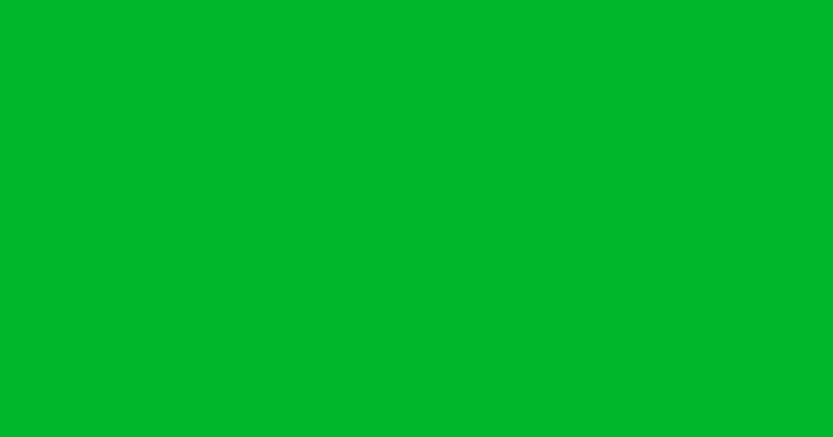 #00b52b green haze color image
