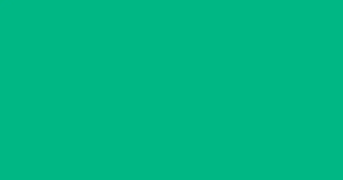 #00b784 persian green color image