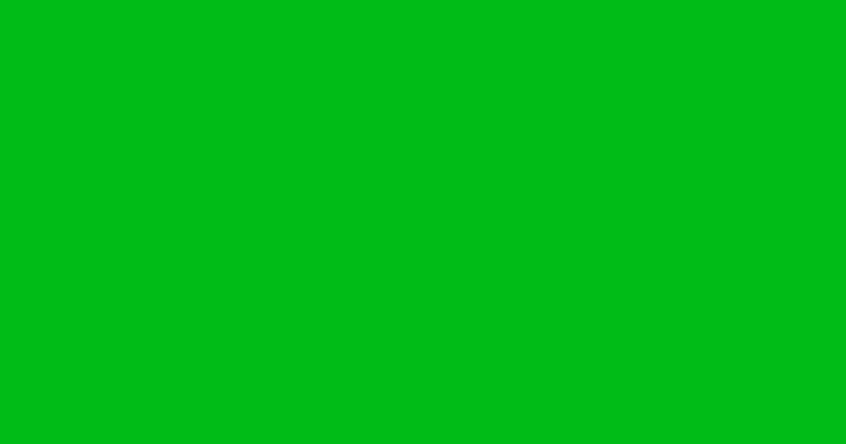 #00bc17 malachite color image
