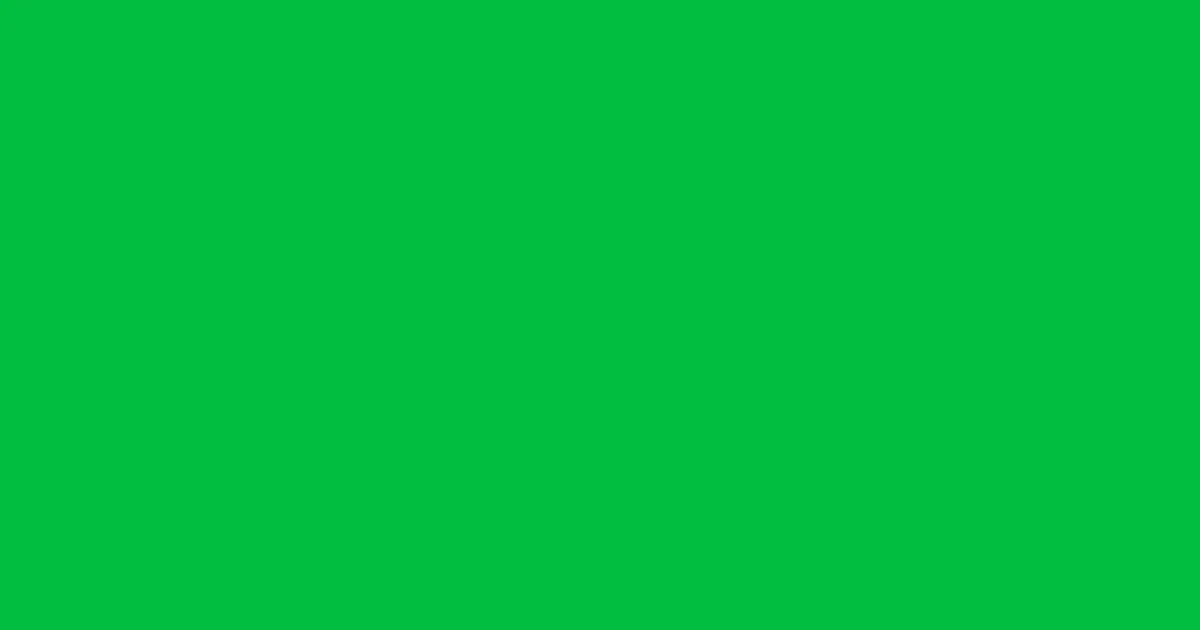 #00be40 jade color image