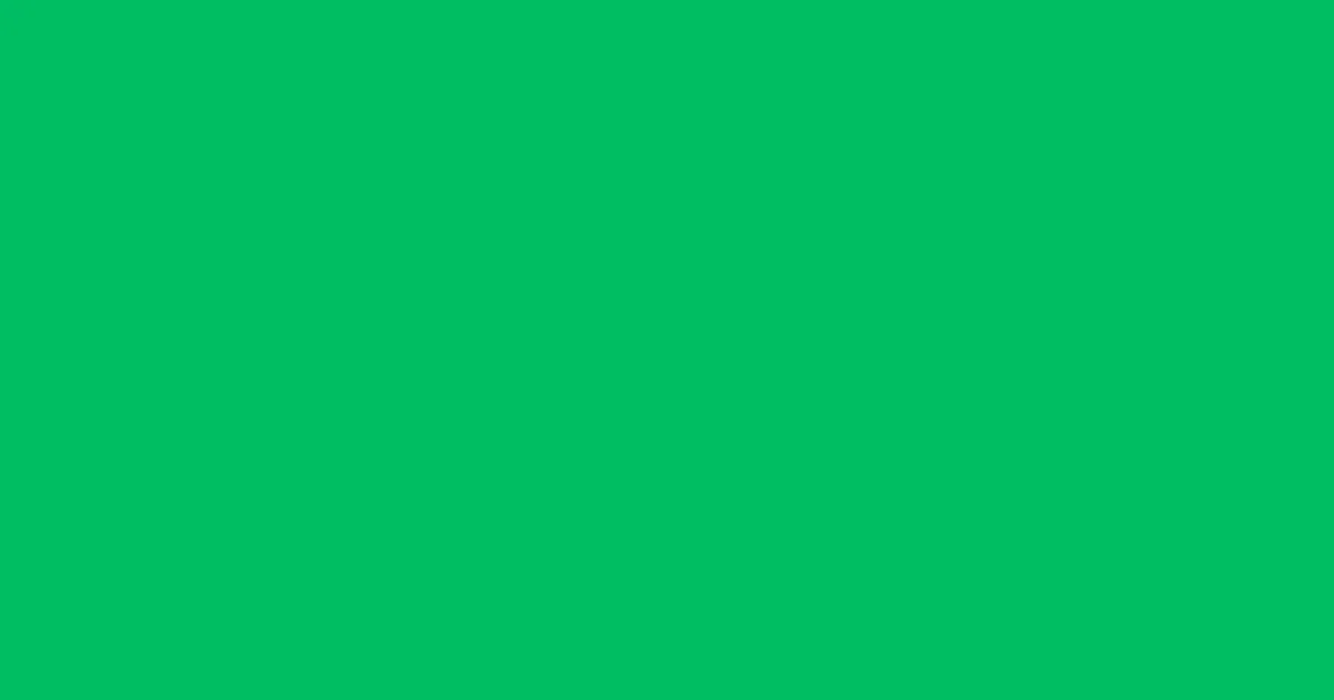 #00be62 jade color image