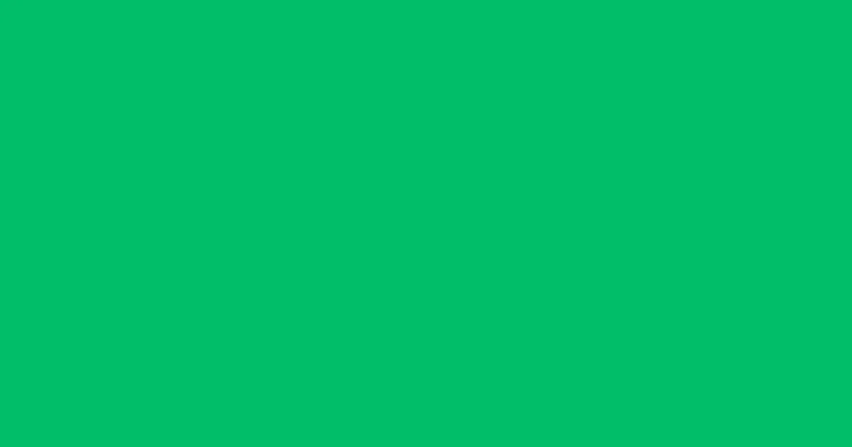 #00be69 jade color image