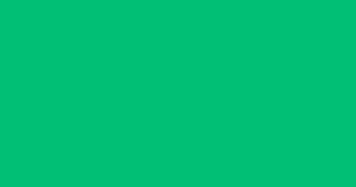 #00bf72 jade color image