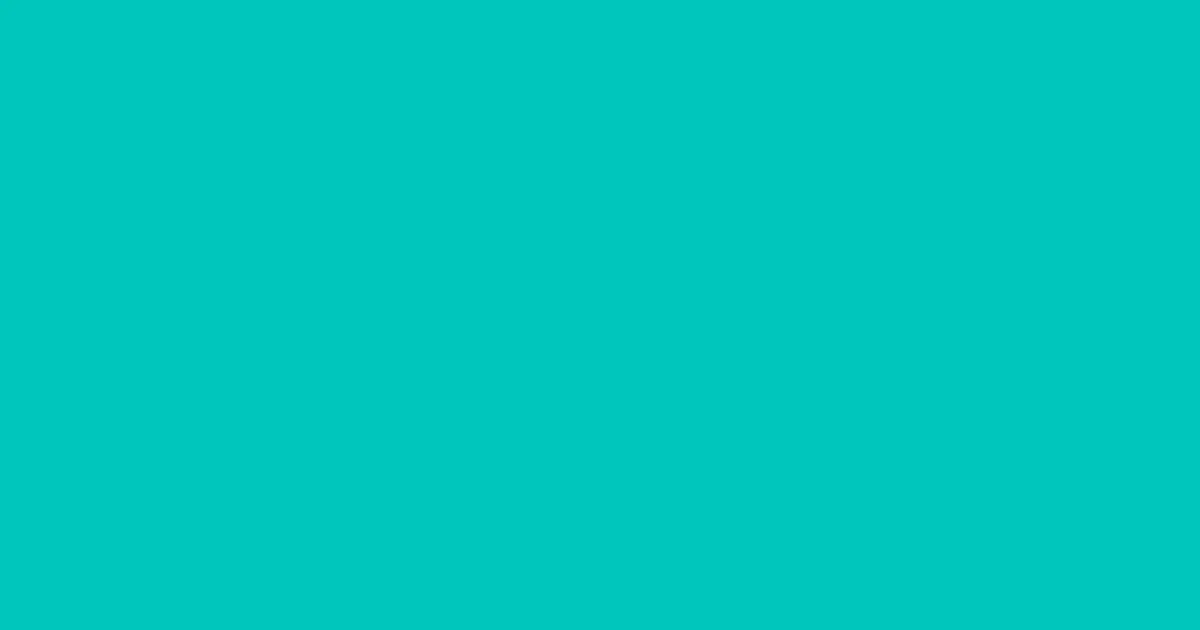 #00c6bc robin's egg blue color image