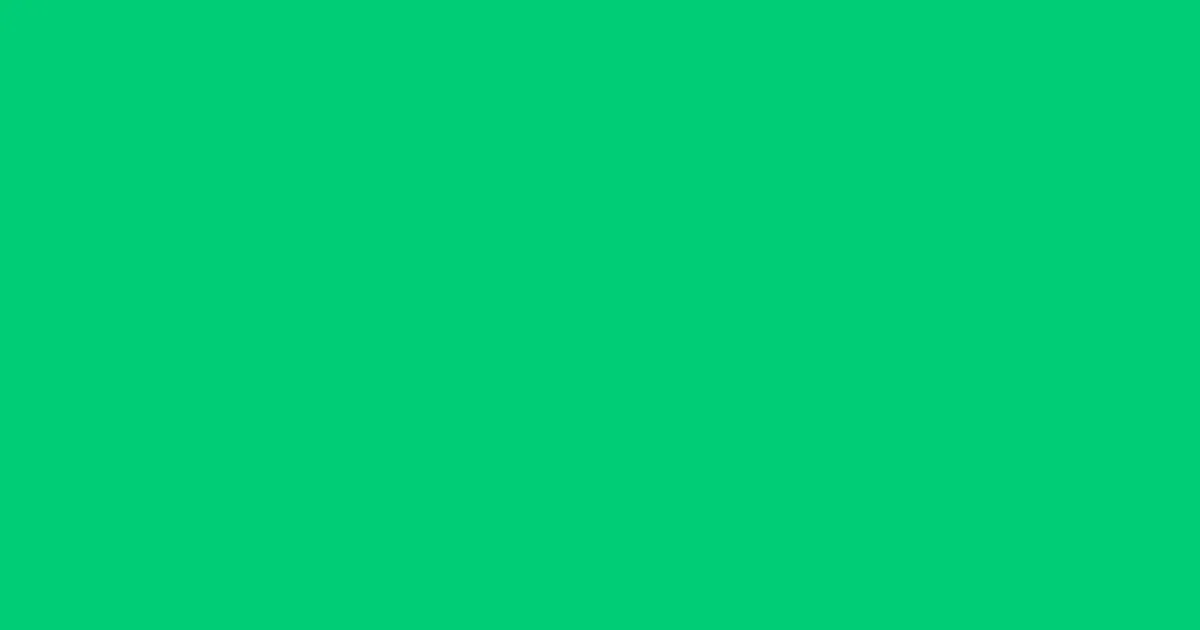 #00ce75 caribbean green color image