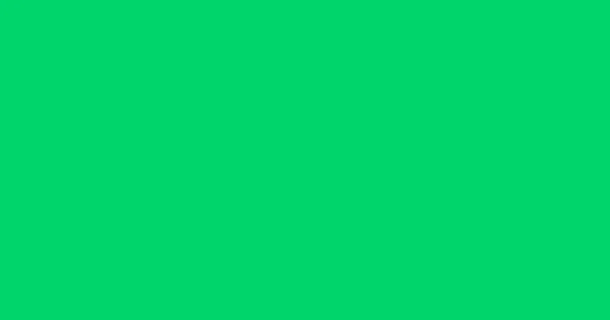 #00d56c caribbean green color image