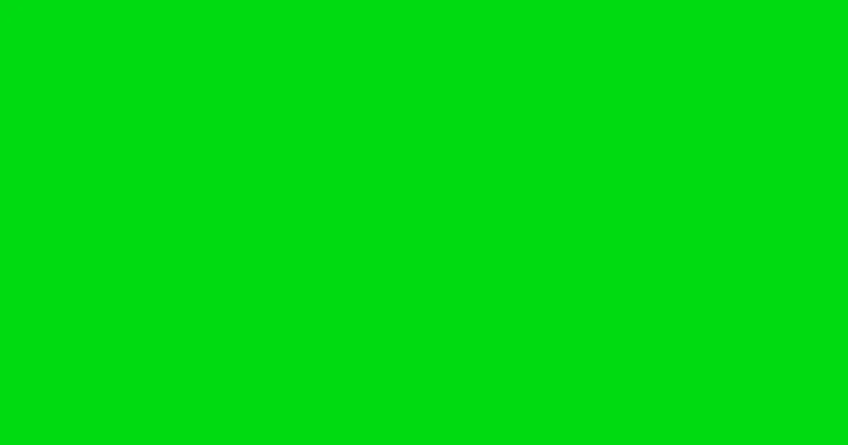 #00da12 green color image
