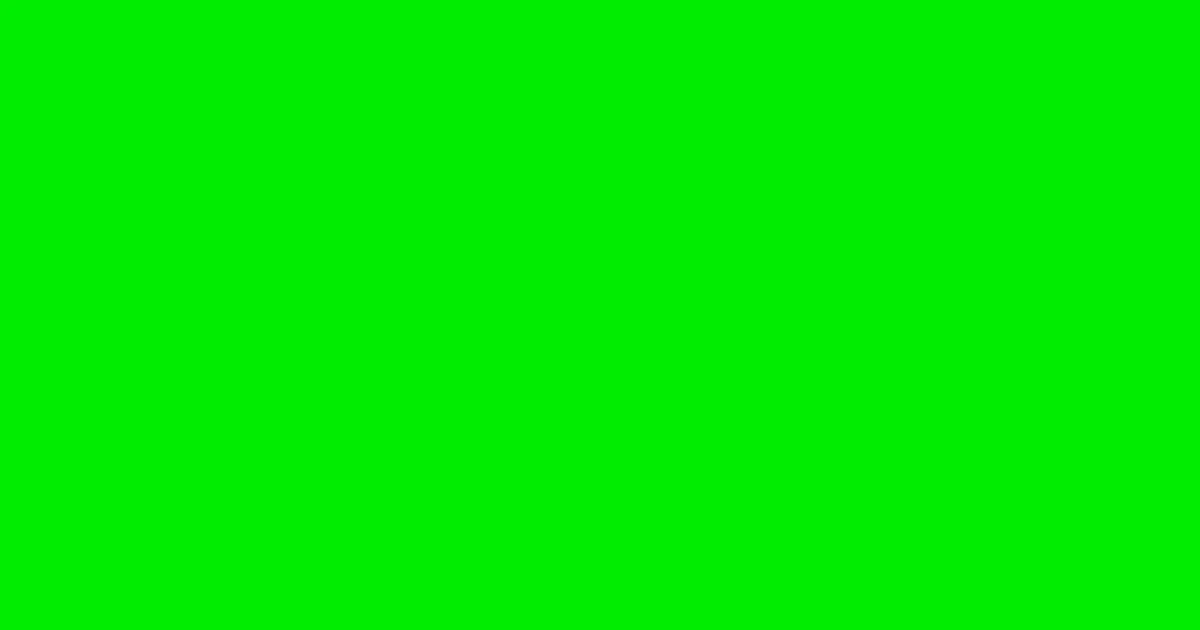 #00ed00 green color image
