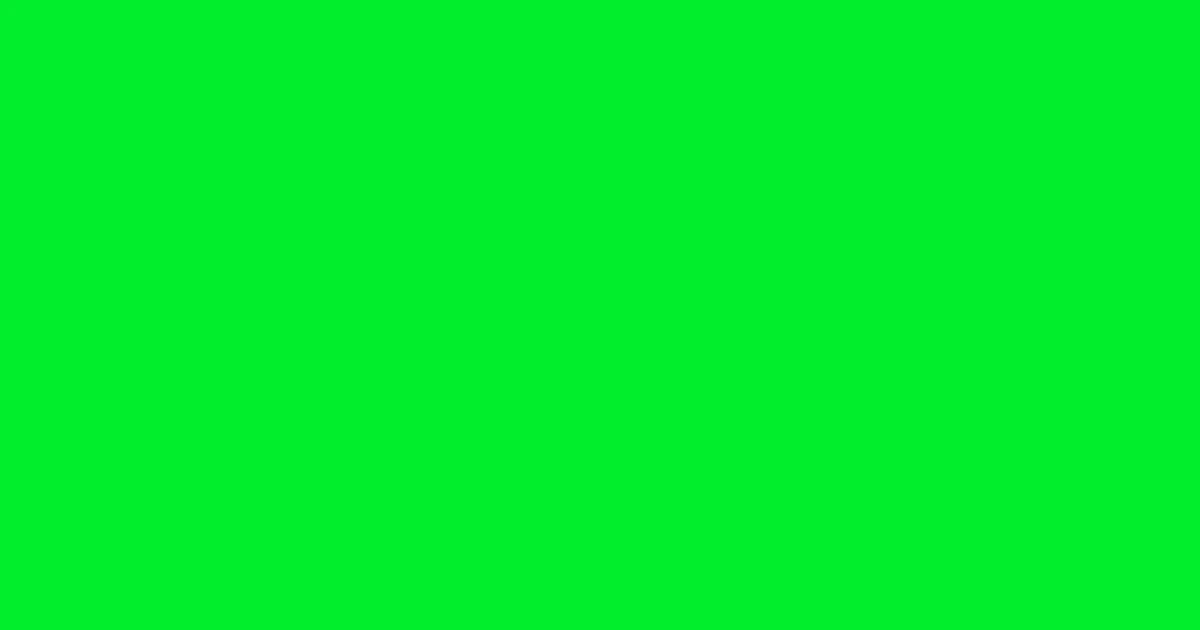 #00ef2c green color image