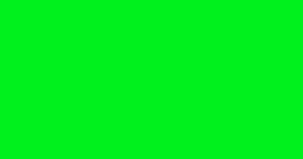 #00f11d green color image