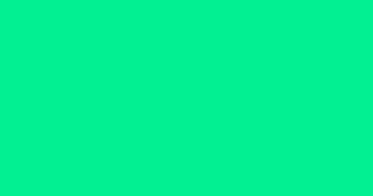 #00f18f spring green color image