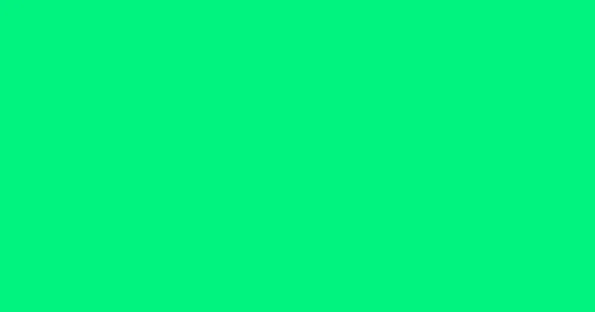 #00f37e spring green color image