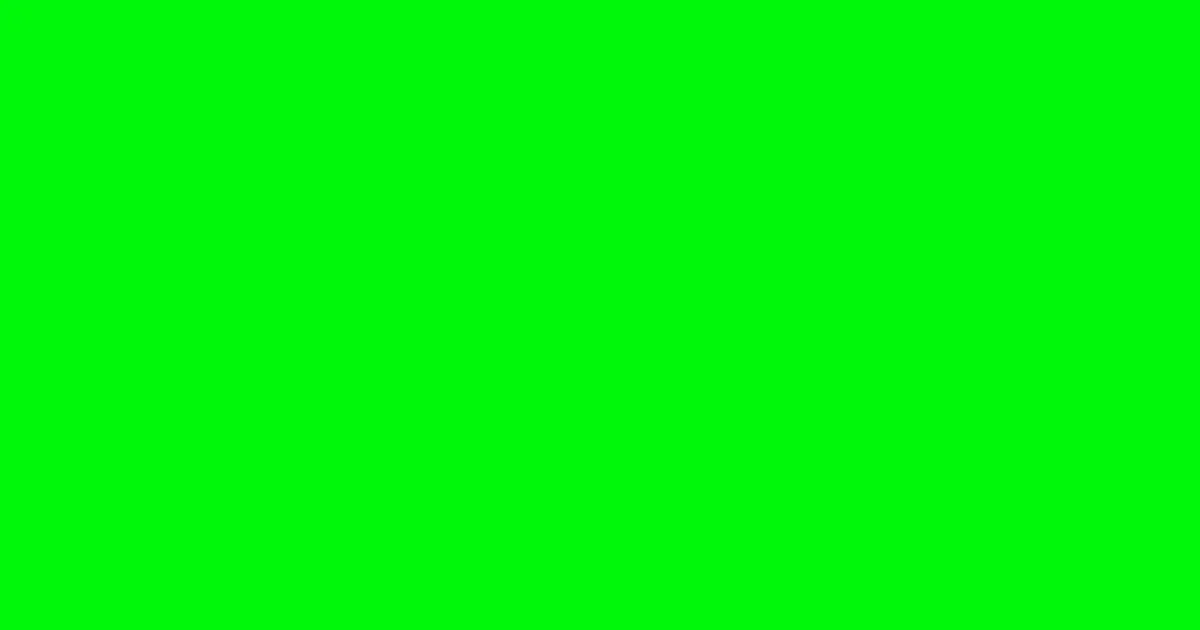 #00f70a green color image