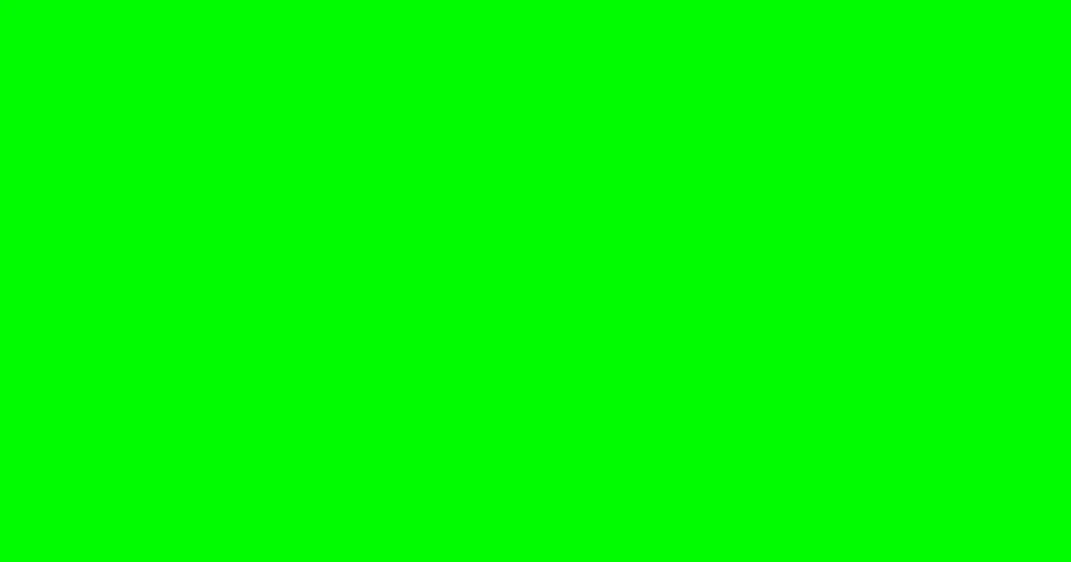 #00fb00 green color image