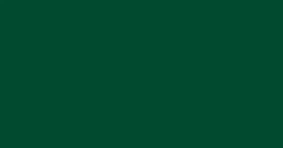 #014a2f sherwood green color image