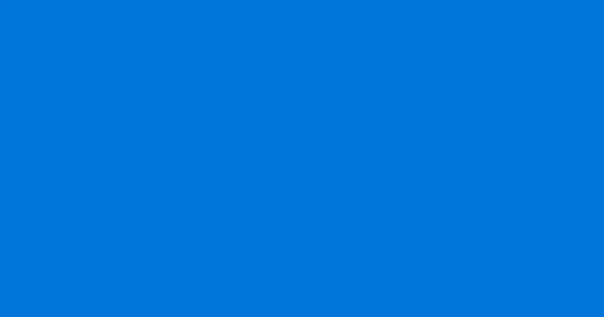 #0176dc science blue color image