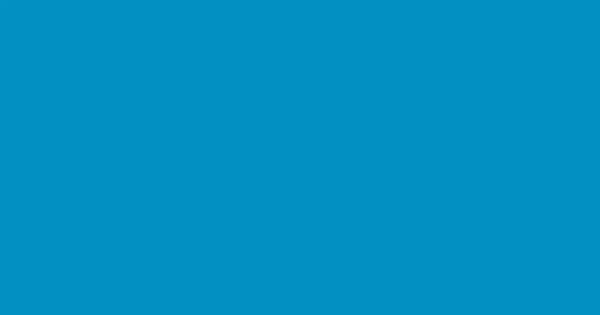 #0190c1 pacific blue color image