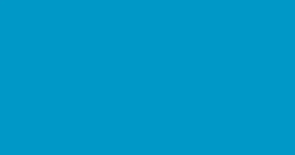 #0198c6 pacific blue color image