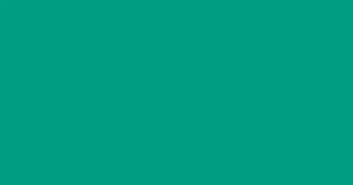 #019d84 persian green color image