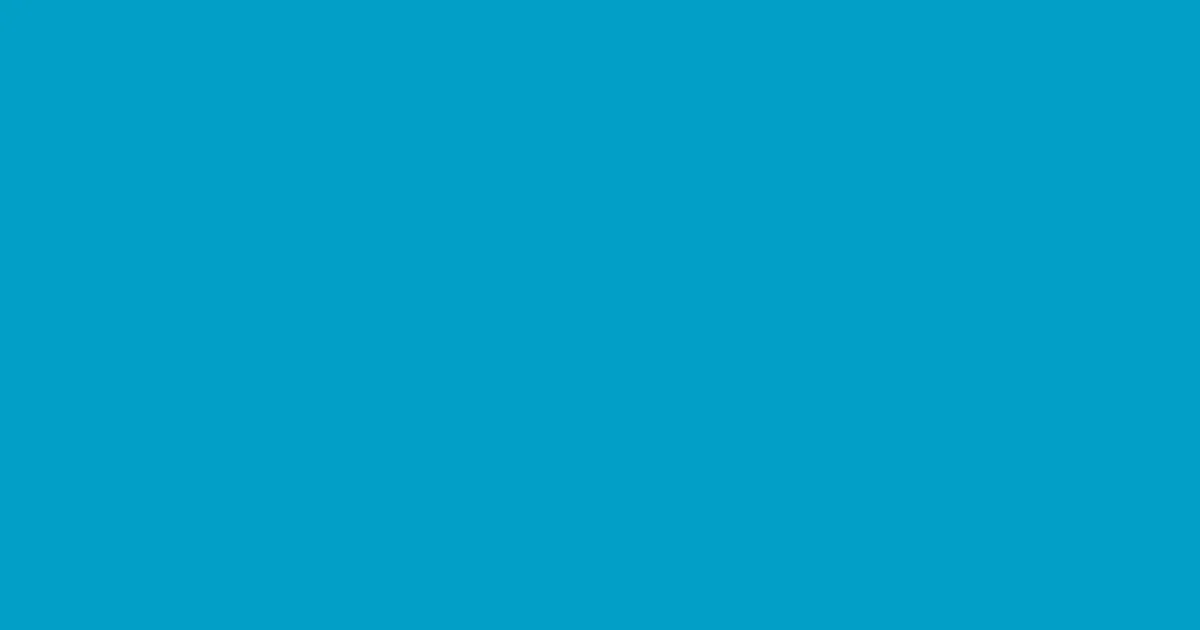 #019fc6 pacific blue color image