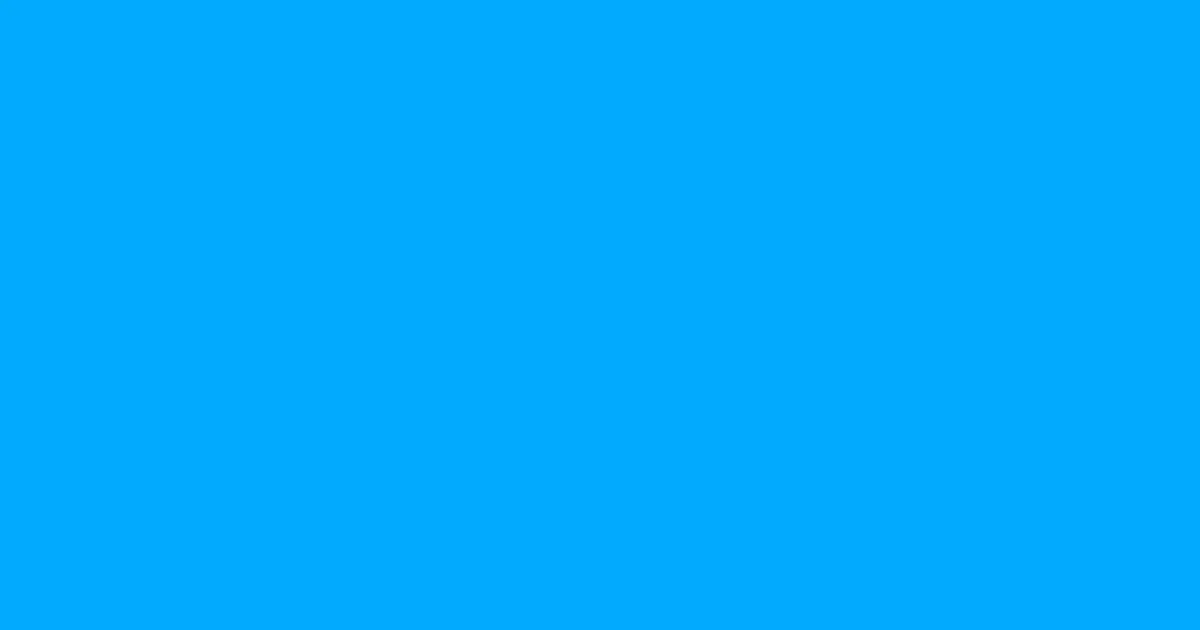 01aaff - Azure Radiance Color Informations