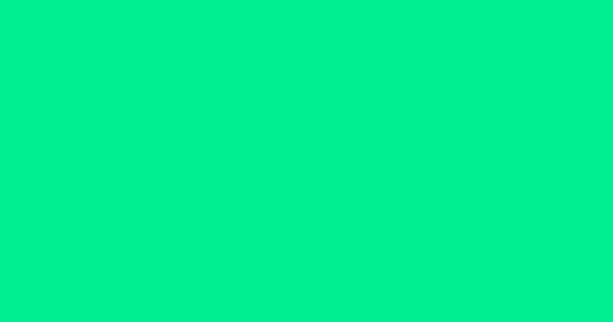 #01ef8f spring green color image