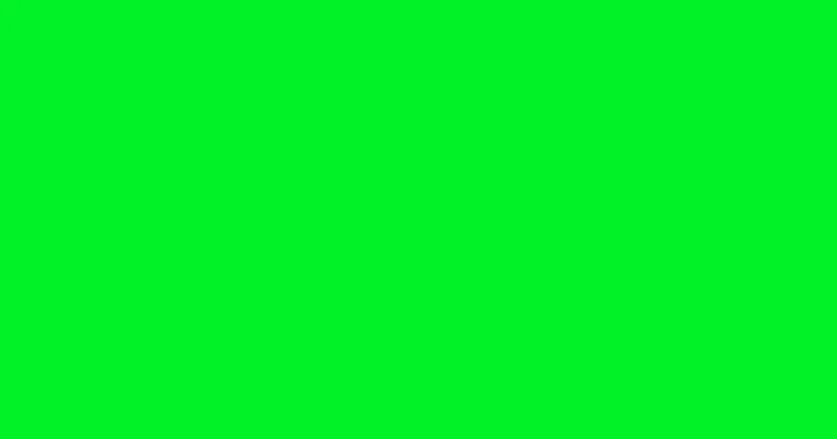 #01f126 green color image