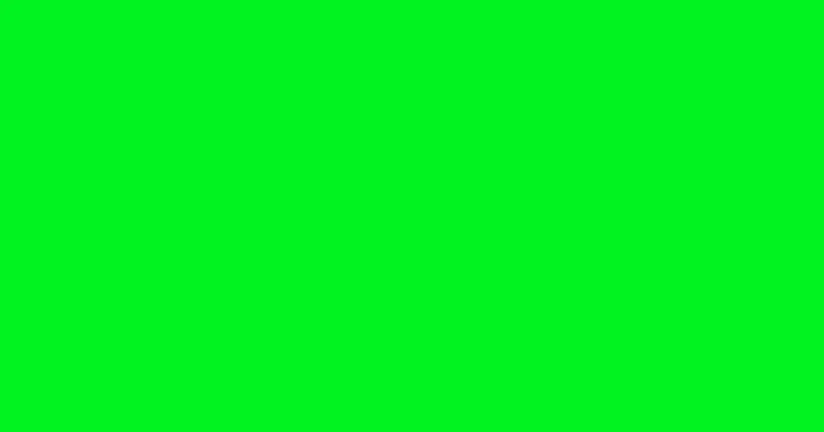 #01f31f green color image