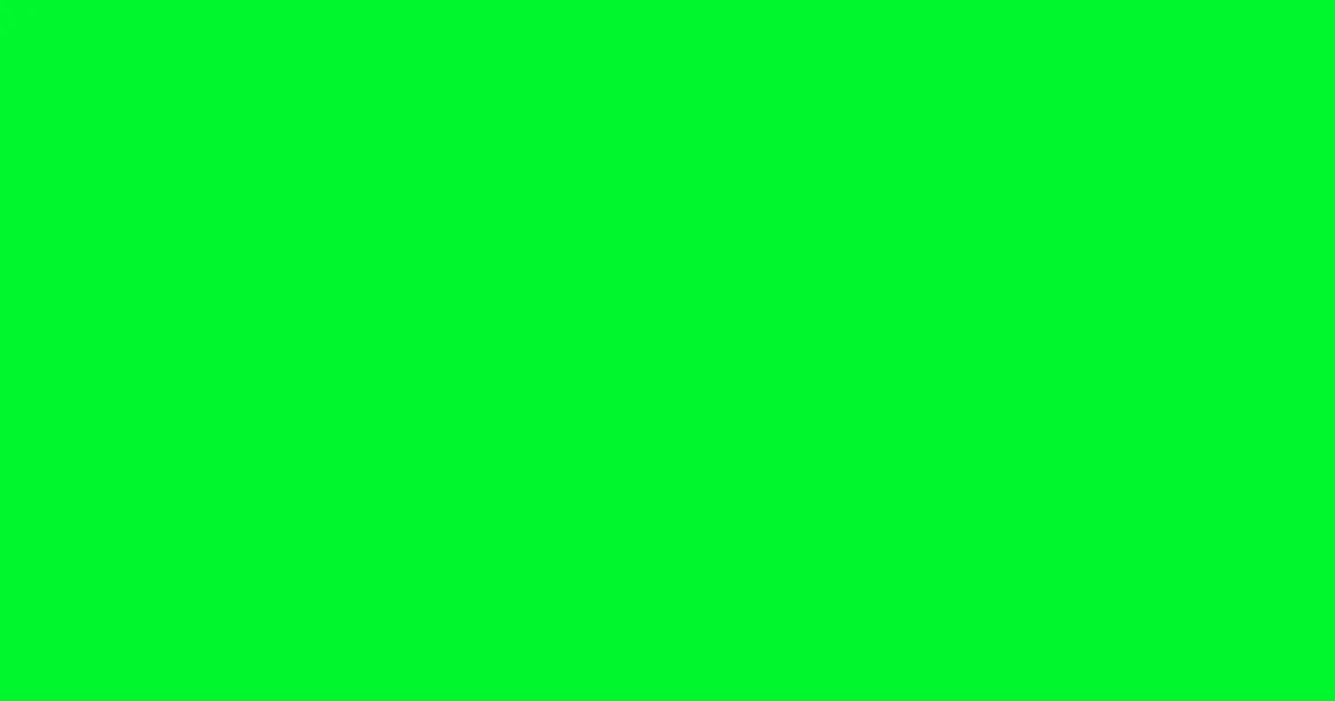 #01f72e green color image
